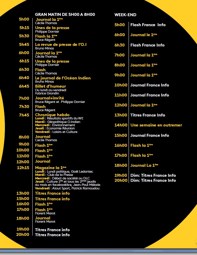 L'INFO SUR RADIO REUNION LA 1ERE FranceTvPro.fr L'INFO SUR RADIO REUNION LA 1ERE FranceTvPro.fr